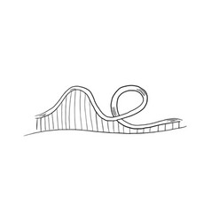 Child Drawing Roller Coaster