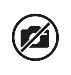 No Photo Sign Simple Icon