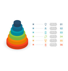 Pyramid Up Arrows Infographic Diagram Chart