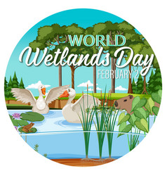 World Wetlands Day Logo Design