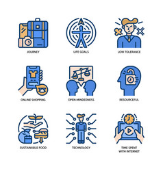 Generation Z Icons Set