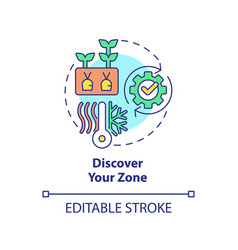 Discover Your Zone Concept Icon