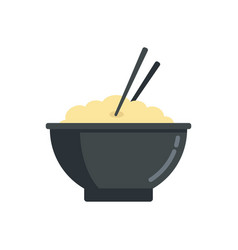 Ramen Food Icon Flat Bowl Noodle