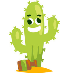 Cactus Funny Character