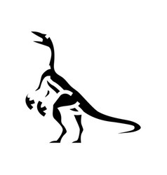 Compsognathus Dinosaur Animal Glyph Icon