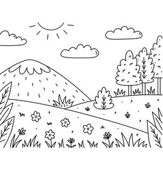 Cute Kids Coloring Page