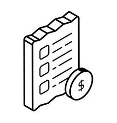 A Ledger Editable Isometric Icon