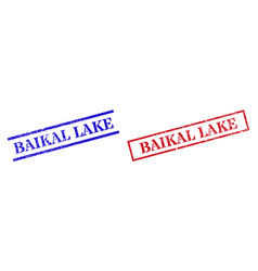 Baikal Lake Grunge Rubber Seal Stamps