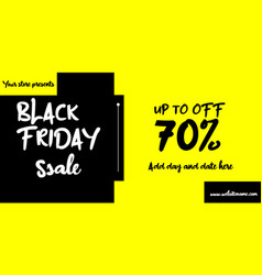 Black Friday Big Sale Web Banner Design