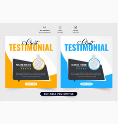 Client Testimonial And Review Template