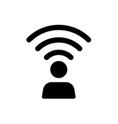 Digital Wifi Connection Icon