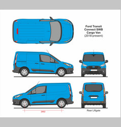 Ford Transit Connect Swb Cargo 5 Doors Van 2018