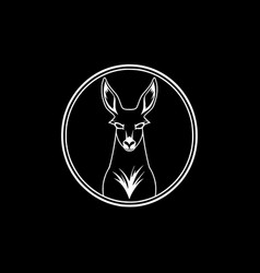 Kangaroo - Black And White