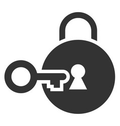 Key Open Lock Icon Private Access Symbol