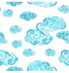 Fairytale Weather Forecast Seamless Pattern