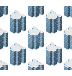 Isometric Module City From Urban Building