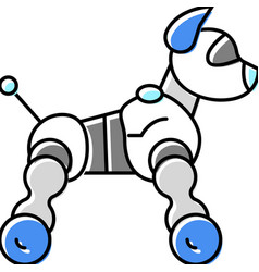 Toy Robot Color Icon