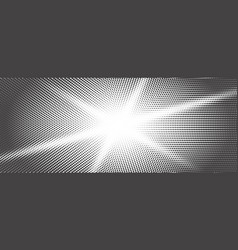 Sun Rays Halftone Background White And Grey