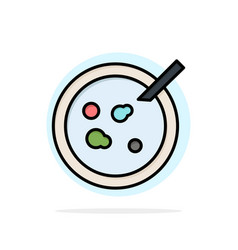 Petri Dish Analysis Medical Abstract Circle