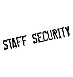 Staff Security Rubber Stamp