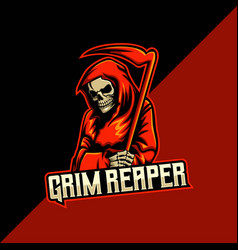 Grim Reaper Mascot Logo Template