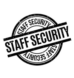 Staff Security Rubber Stamp