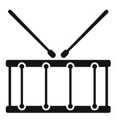 Rock Drum Icon Simple Kit Instrument