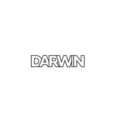 Darwin In The Australia Emblem The Design