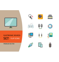 Electronic Devices Icons Set