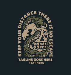 T Shirt Design Keep Your Distance