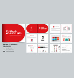 Brand Guidelines Template Design Landscape