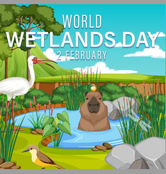 World Wetlands Day Poster Design