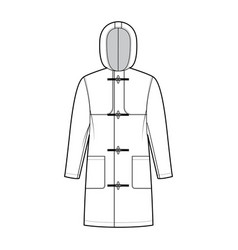 Duffle Coat Technical Fashion