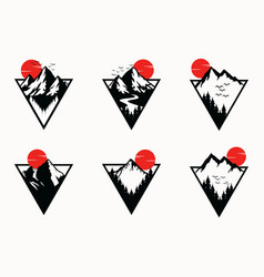 Mountain Graphic Collection Set