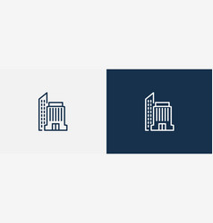 Office Building Icon Outline