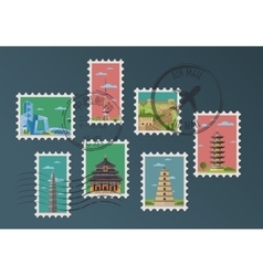 Chinese Postage Stamps And Postmarks