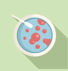 Micro Petri Dish Icon Flat Health Cell