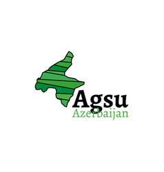 Azerbaijan City Agsu Map Map