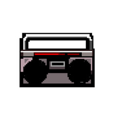 Stereo Boombox Audio Game Pixel Art