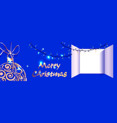 Christmas Advent Door Opening On Blue