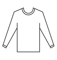 Long Sleeve T Shirt Stroke Icon