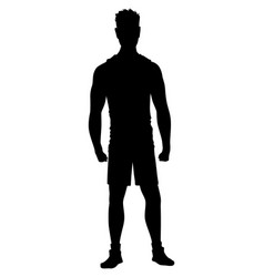 Men Silhouette With Style Clothing