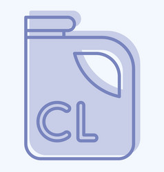 Icon Chlorine Related To Poison Symbol Two Tone