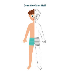 Draw Other Half Game For Kids Dot To Dot