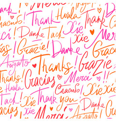 Pattern Of Thank You In Different Languages