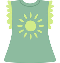 Women T-shirt With Sun