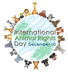 International Animal Rights Day Banner Design