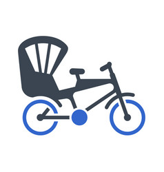 Pedicab Rickshaw Icon