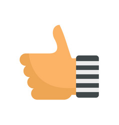 Referee Thumb Up Icon Flat Soccer Judge