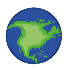 America World Map Icon